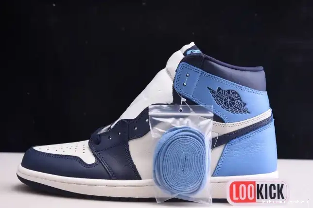 Cheap Husky Jordan Obsidian Air 555088-140 High Retro 1 OG 0617
